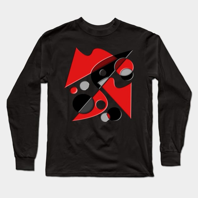 Abstract #516 Long Sleeve T-Shirt by RockettGraph1cs